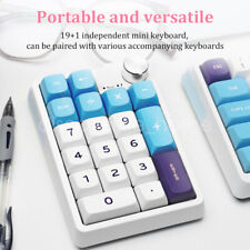 19Keys Wireless Number Pad Numeric Keypad Mechanical Keyboard with RGB Backlight picture