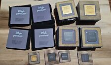 8 Intel Pentium 90, SX968, A80502-90 , vintage And 4 Other CPU, Not Tested picture