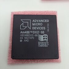 AMD 486 DX2 66 MHz CPU A80486DX2-66 Rare Vintage Processor AM486  66NV8T 66SV8B picture