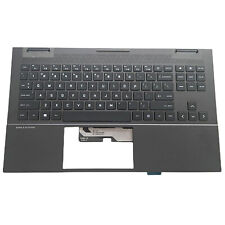 New For HP OMEN 15-EK 15-EN Palmrest Cover RGB Backlit w/ Keyboard M00667-001 picture
