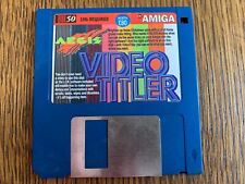 AEGIS VIDEO TITLER CU 50 AMIGA COMPUTER 3.5