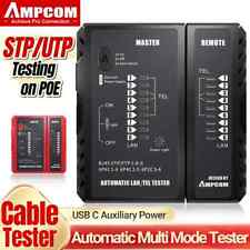 AMPCOM Network Cable Tester, LAN Phone Wire Tester Tool Networking Tool picture