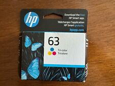 Genuine HP 63 Tri-Color Ink Cartridge F6U61AN OEM RETAIL PKG Exp. 04/2023BNIB picture