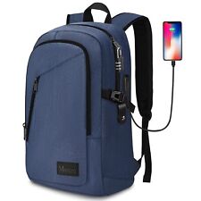 Mancro Laptop Backpack 15.6 inch Business Backpack Water Resistant Laptops Ba... picture