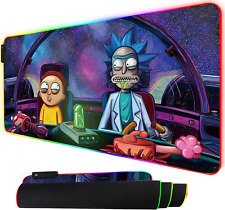 RGB Mouse Pad LED Light Gaming Mouse Pad with Rubber Base Colorful Computer Carp picture