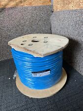 Wirepath RG6/U Quadshield Coaxial Cable Cat 5e Bulk Wire Cable 500ft Blue picture