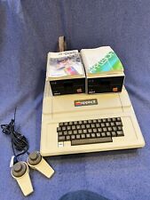 🍏 Vintage Apple II Plus, 64K RAM, Apple Paddles, 2 Drives and OG Manuals WORKS picture