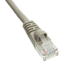 Box of 50 Cables Snagless 10 Foot Cat5e Gray Network Ethernet Patch Cable picture