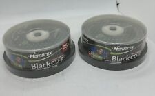 New 2 Lot Memorex Black CD-R Recordable Compact Discs 25 Pack 700 MB 80 Min 40x  picture