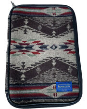 Pendleton Woolen Mills Southwest tablet pouch 6.5x9.5 Red Tan Brown Great Cond picture