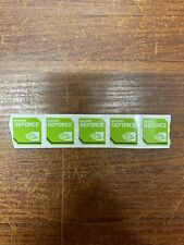 5x Nvidia GeForce Desktop / Laptop sticker label (NEW) picture