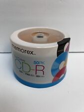 Memorex Cool Colors CD-R 50 Pack Spindle 52x 700 MB 80 Min Recordable Blank CD picture