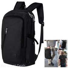 Mancro Slim Laptop Backpack, Business Computer Bag with Headphone Port picture