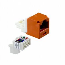 Panduit CJ688TPOR Mini-Com® TX6™ PLUS TP Style UTP Jack Module, Orange (Qty 24) picture
