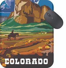 Colorado Mouse Pad Stunning Photos Travel Poster Art Vintage Retro 1930s picture