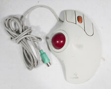 Vintage Logitech TrackMan Marble+ T-CL13 trackball mouse PS/2 1081 picture