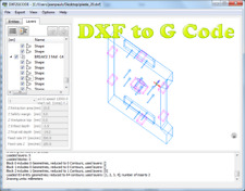  Software for Converting 2D DXF Drawings to CNC Machine G-Code mill router picture