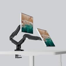 HUANUO Gas Spring Dual Monitor Arm for Gaming and Home Office Setups picture