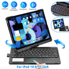 For iPad 7/8/9/10th Gen Air 4 5 Pro 11 Smart Case w/ Touchpad Bluetooth Keyboard picture