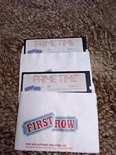 VINTAGE 1988 FIRST ROW, PRIME TIME, IBM Floppy Disk 1&2 picture