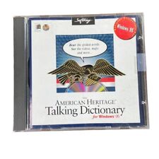 American Heritage Talking Dictionary CD ROM Windows 95 or Higher u picture