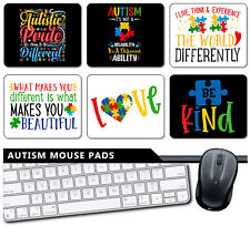 Autism Awareness #2 - MOUSE PAD -Puzzle Piece Autistic Child School Teacher Gift picture