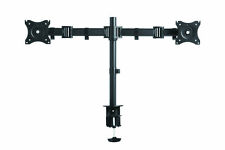 NEW Rocelco Double Articulated Dual Monitor Desk Mount Arm,  Fits 13”- 27” Flat picture