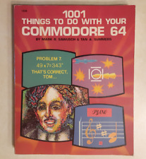 1001 Things to Do with Your Commodore 64 Sawusch & Summers 1984 Vintage 1st Ed. picture