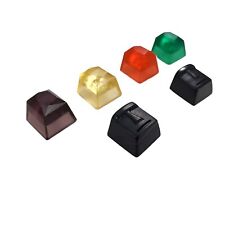 Artisan Keycap Lot of 6 Gems Easter Island Wood Carved for Mech Keyboard picture
