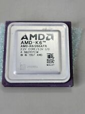 AMD-K6-266AFR K6 266 MHZ 266AFR Very Rare Vintage Processor CPU Win 95, GOLD picture