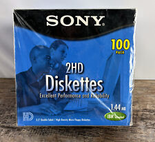 Sony 100MFD-2HD 1.44MB Double Sided Micro Floppy Diskettes - Pack of 100 picture