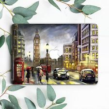 London Vintage Oil Painting Cityscape Hard Case For Macbook Pro 13 15 16 Air 13 picture