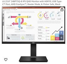 LG 24” 24BP75Q-B IPS QHD Monitor with HDR10, picture