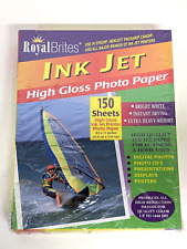 Royal Brites Ink Jet High Glass Photo Paper 150 Sheets 8.5 x 11