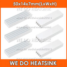 50x14x7mm With or Without Tape Silver Heatsink Aluminum Cooler Radiator picture