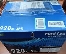 Brother Genuine TN920XL2PK Sealed PKG. High-yield Toner Cartridge Twin Pack NEW  picture