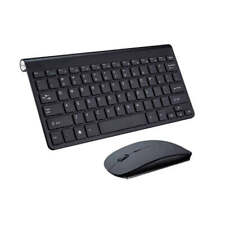 Slim Portable Mini Wireless Bluetooth-compatible Keyboard 24Ghz Keypad and Mouse picture