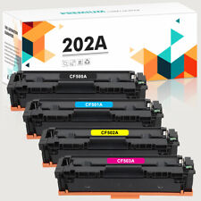 4 Pack Color CF500A Toner Cartridge Compatible With HP 202A LaserJet Pro M281fdn picture