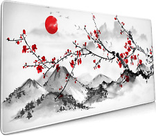 Extended Large Gaming Mouse Pad 35.4 X 15.7 Inch XXL Full Desk Japanese Art Styl picture