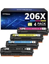206A 206X 4 PACK HIGH YIELD Toner Cartridges For HP Color Laserjet Pro MFP picture