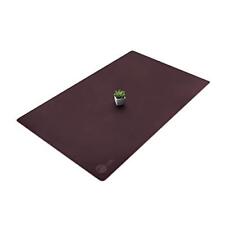SIIG Large Artificial Leather Smooth Desk Mat Protector - Dark Brown (CE-PD0512- picture