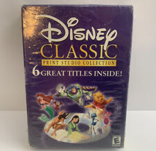 Disney Classic Print Studio Collection 6 Great Titles Factory Sealed CD ROM picture