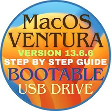Mac OS VENTURA 13.6 Bootable USB, Installer, Restore, Recovery, Instructions picture