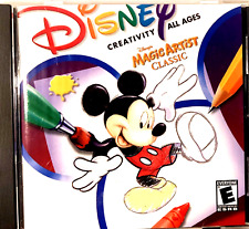 Vintage-Disney Creativity Magic Artist Classic Windows Mac CD-ROM PC picture