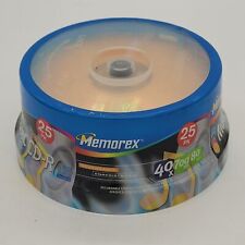 Brand New Sealed Memorex Music CD-R 25 Pack Cool Colors Ships Safe And Quick  picture