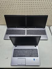 Lot of Three (3) HP ProBook 450 G1 Laptops - i3-4000M - 8GB RAM - 500GB HDD-READ picture