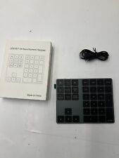 (QTY 2) Lekvey 34 Key Bluetooth Wireless Number Pad Rechargeable for Laptop picture