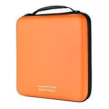 192 Disc CD DVD EVA Case Portable Zipper Holder Storage Organizer Wallet Orange picture