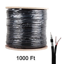 RG6 500ft 1000ft Combo Coaxial RG6/U 18 AWG 2 Conductors CCTV Cable picture