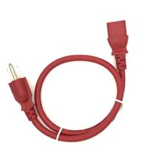RED COLOR CODING 2FT AC POWER CORD FOR VIZIO LG SAMSUNG PANASONIC TV LCD PLASMA picture